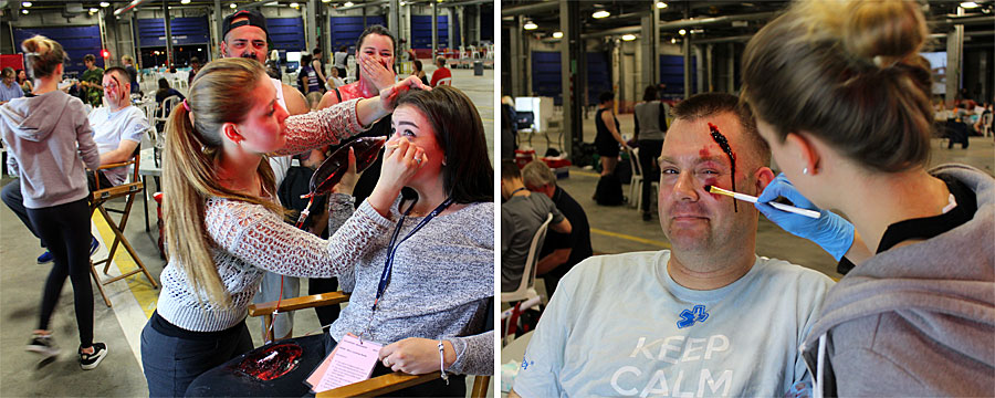 The 48th Highlander Army Cadets helped with the simulation for Exercise Grand Slam at Toronto Pearson Airport 48th Cadets at GTAA Exercise Grand Slam