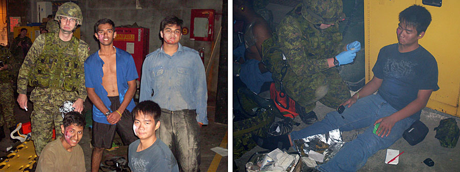 48th Cadets at Moss Park Armoury St. Luke's competition